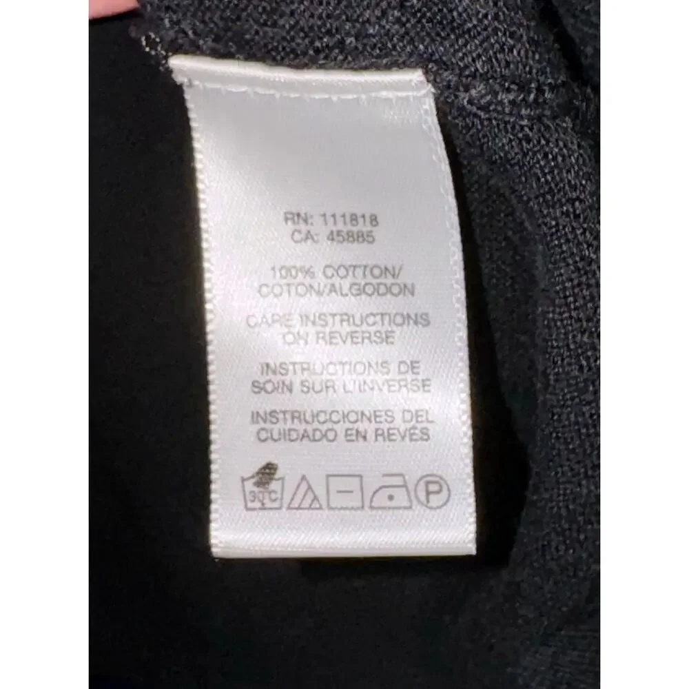Michael Kors Ink‎ Dipped Argyle Gray Sweater Womens Sz XL Preppy Academia Grunge
